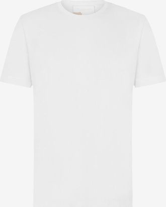 Marco Pescarolo Kurzärmeliges T-Shirt aus Seide und Baumwolle James