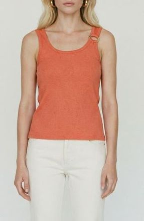 Vero Moda Kiki Scoop Neck Tank in Langoustino Detailmelange at Nordstrom Rack, Size X-Small