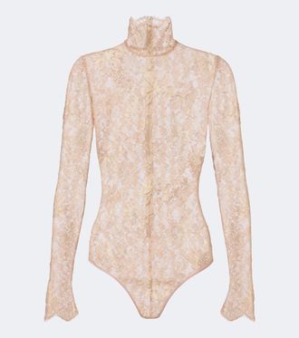 Valentino Sheer lace bodysuit