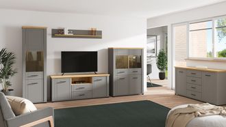 HOME AFFAIRE Vitrine »Valencia« Türen und Einlegeböden mit 4mm-Sicherheitsglas