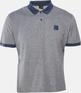 HUGO BOSS Boss By Hugo Boss Blue Pima Cotton Jersey Polo T-Shirt