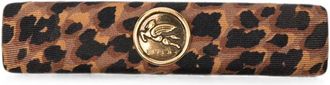 Etro Pegasus Leopard-print Hair Clip