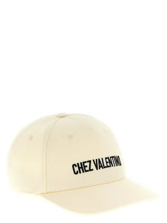 Valentino Garavani Logo-Embroidered Cotton Baseball Cap - Cream