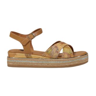 Alviero Martini 1A Classe Flat Sandals, female, Brown, Size: 8 US Elegant Womens Sandals for Summer