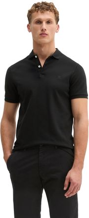 Marc O'Polo Poloshirt MARC OPOLO, Herren, Gr. XXL, schwarz, Obermaterial: 95% Baumwolle, 5% Elasthan, unifarben, Shirts Poloshirt, im klassischen Look