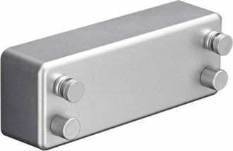 OEM Tendedero De Alambre De Acero Invisible, Doble Extensible, Sin Perforaci&oacute;n, Color Plateado