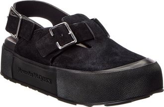 Alexander McQueen Alexander Mcqueen Mount Slick Suede Platform Sandal