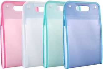 OEM Carpeta De Proyecto En Formato Vertical, 4 Piezas, Carpeta De Proyecto, A4, Carpeta Plegable Con Pesta&ntilde;as, 13 Compartimentos, Carpeta Impermeable