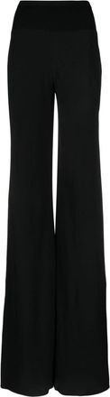 Rick Owens Bias trousers - women - Acetate/Cotton/Silk/Polyamide - 42 - Black