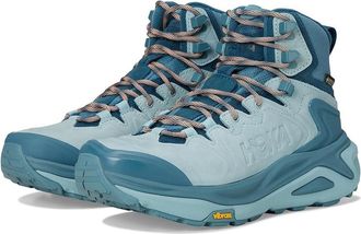 Hoka One One Kaha 3 GTX(r) Womens Hiking Boots Mountain Fog/Druzy : 10.5 B - Medium, Leather