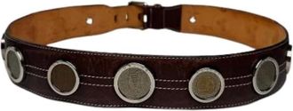 Celine Pre-owned Belts, female, Brown, Size: ONE SIZE Pre-owned Leather Belt