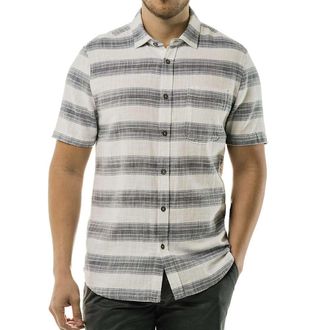 Jeremiah Mens Douglas Short Sleeve Twill Stripe Shirt