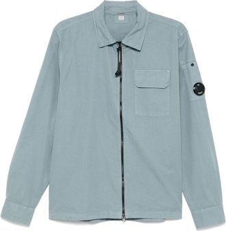 C.P. Company gabardine shirt jacket - Blue