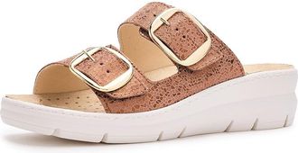 David Tate Mosaic Womens Wedge Shoes Tobacco : EU 41 (US Womens 10-10.5) M (B), Leather