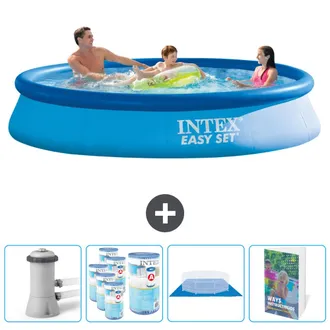 Intex Piscina Easy Set Redonda - 366x76 Cm - 7-piezas Scb103