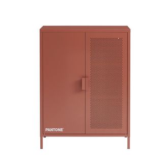 Pantone aparador metal terracota h100cm