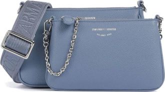 Emporio Armani Blauwe Kleine Tassen & Heuptassen - Dames - Schoudertassen - Blauw - ONE Size - Tassen