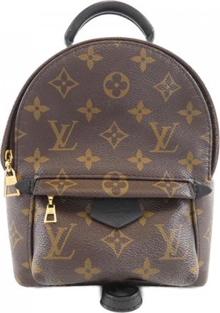 Louis Vuitton Brown Coated Canvas Backpack (Pre-Owned)