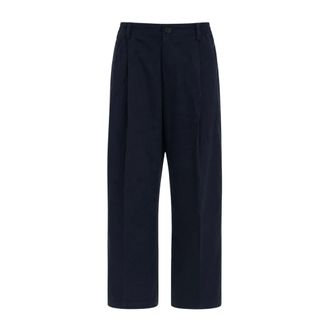 STUDIO NICHOLSON Wide Broeken - Heren - Broeken - Blauw - Maat: M