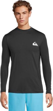 Quiksilver Everyday Surf T-Shirts Long Sleeve Surf T-Shirts Mens Swimwear Black : 2XL, Elastane/Polyester/Spandex