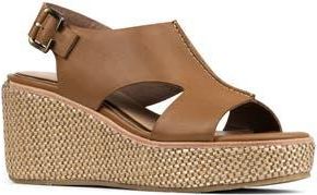 Donald J Pliner Aree Wedge Sandal in Saddle at Nordstrom Rack, Size 8.5