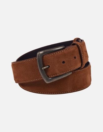 Elliot Rhodes Mens Elliot Rhodes Tan Suede Belt Tan - Brown - Size: UK 40