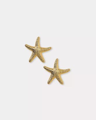 Lilly Pulitzer Kenneth Jay Lane Starfish Post Earrings
