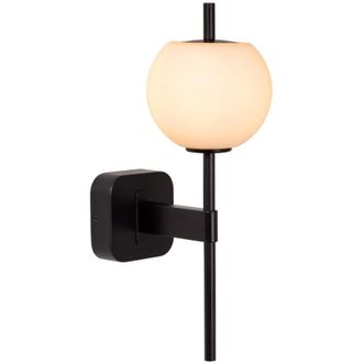 Lucide Elda Wall light Bathroom - 1xG9 IP44 - Black - Lucide