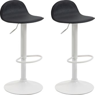 Clp Clp - Set De 2 Taburetes Lana Negro Blanco