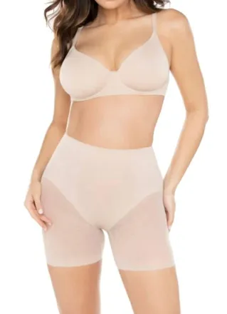 Miraclesuit Sheer Shaping Rear Lifting Boy Short In Nude