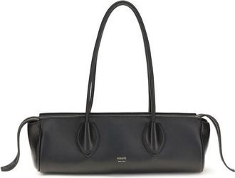 Khaite Black Lamb Ovis Aries Aries Shoulder Womens Bag