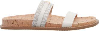 Michael Kors Sandals - Mandy Flat Sandal - white - Sandals for ladies