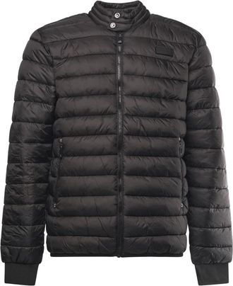 John Richmond Jassen, Heren, Zwart, M, Nylon, Feather Down Jacket