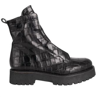 Patrizia Bonfanti Womens Kuni No Lace Cocco Ankle Boot In Black