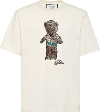 Philipp Plein T-shirt con decorazione Teddy Bear - Bianco