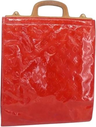 Louis Vuitton Pre-owned Vintage Leren Tote Tas - Dames - Vintage Shopper - Rood - ONE Size - Leer - Vintage