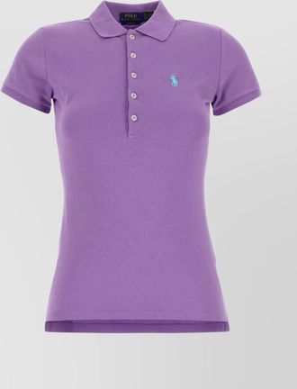 Polo Ralph Lauren ribbed short-sleeve polo shirt