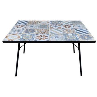 Made in Italy Made In Italy - tavoli maioliche blues 120X80H75CM