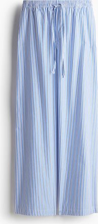 H&M Cotton drawstring trousers - Blue