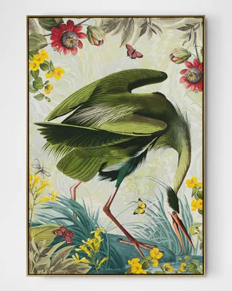 John-Richard Vibrant Birds III Framed Giclee