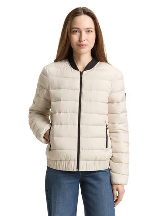 Tom Tailor Steppjacke TOM TAILOR, Damen, Gr. XXL, sand stone beige, Steppware, Obermaterial: 100% Polyester. Futter: 100% Polyester, unifarben, regular fit norma