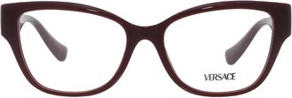 Versace Demo Cat Eye Ladies Eyeglasses VE3347 5515 52