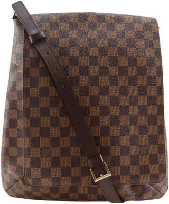 Louis Vuitton Pre-owned Musette Damier Schoudertas - Heren - Vintage Schoudertas - Bruin - ONE Size - Vintage