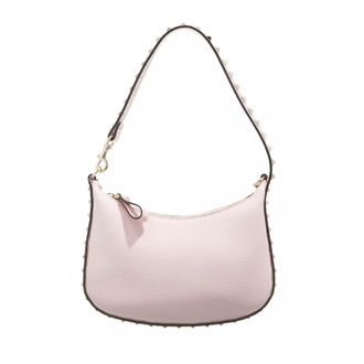 Valentino Garavani Schultertasche - Mini Hobo Rockstud - Gr. unisize - in Rosa - für Damen