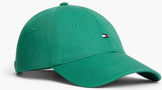 Tommy Hilfiger Mens Flag Logo Baseball Cap - Nouveau Green