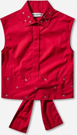 Our Legacy Women s Girdle Top Lipstick Red