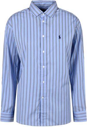 Polo Ralph Lauren Overhemden, Dames, Blauw, M, Rmsy ST Blouse met Lange Mouwen