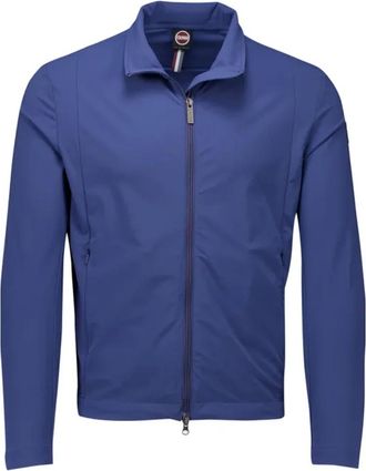 Colmar Blauwe Hoge Nek Jas met Rits - Heren - Zomerjassen - Blauw - 3XL - Jassen
