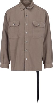 Rick Owens Camicia Bottoni Jumbo