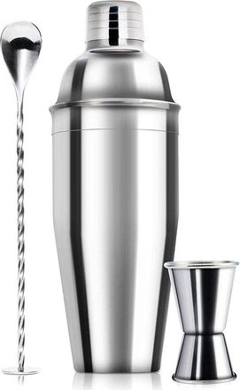 OEM Juego De Cocteler&iacute;a De 710 Ml (24 Oz) Con Coctelera, Enfr&iacute;a Bebidas R&aacute;pidamente, Kit De Barman De 3 Piezas Con Coctelera